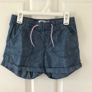 Old Navy blue lightweight cotton jean shorts Girls Size 10 / 12 (Big Kids)